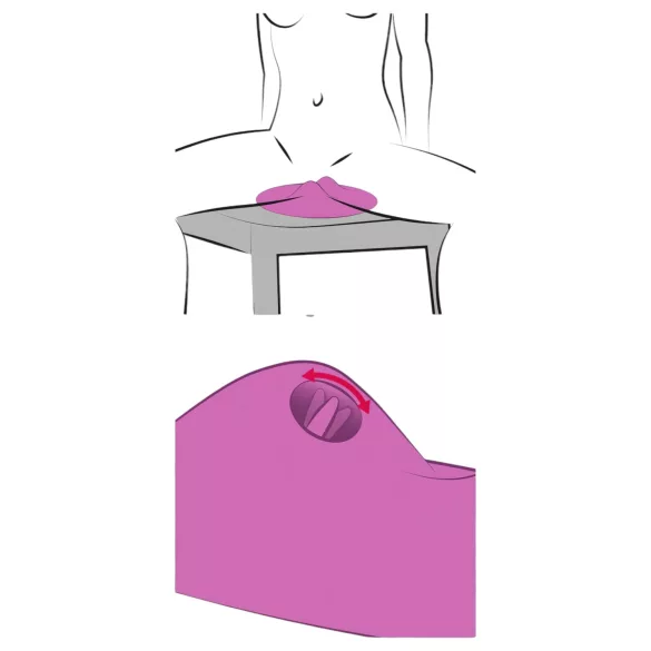 VibePad 2 - vibrator lizač jastučića (ljubičasti)