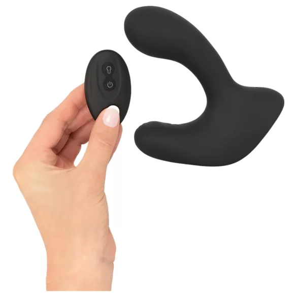 Rebel RC - bežični analni vibrator na naduvavanje (crni)