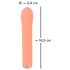 You2Toys Peachy! Mini G-spot USB Vibrator - G-tačka (breskva)