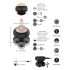 You2Toys CUPA Mini - grejni masažni vibrator (crni)