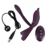 Couples Choice - punjiva, daljinska prsten za penis (ljubičasta)