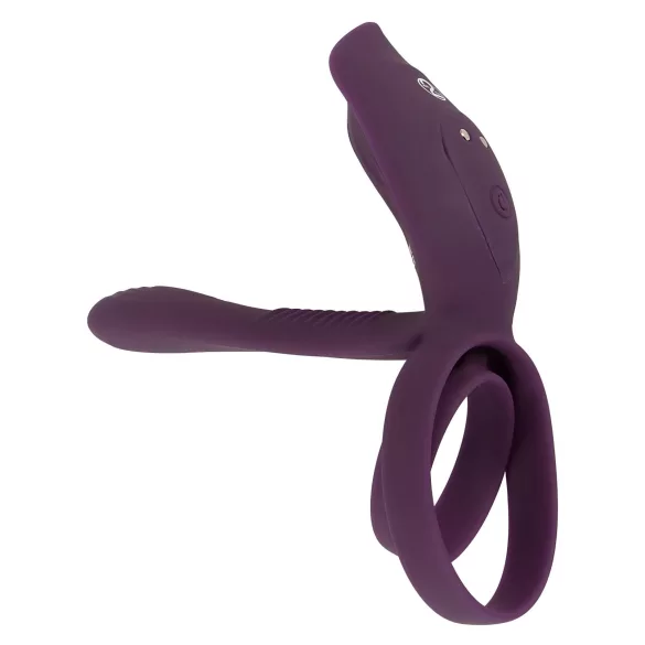 Couples Choice - punjiva, daljinska prsten za penis (ljubičasta)