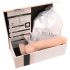 Naked Addiction Rotating 8 - rotirajući vibrator (20cm) - prirodna boja