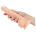 Naked Addiction Rotating 8 - rotirajući vibrator (20cm) - prirodna boja