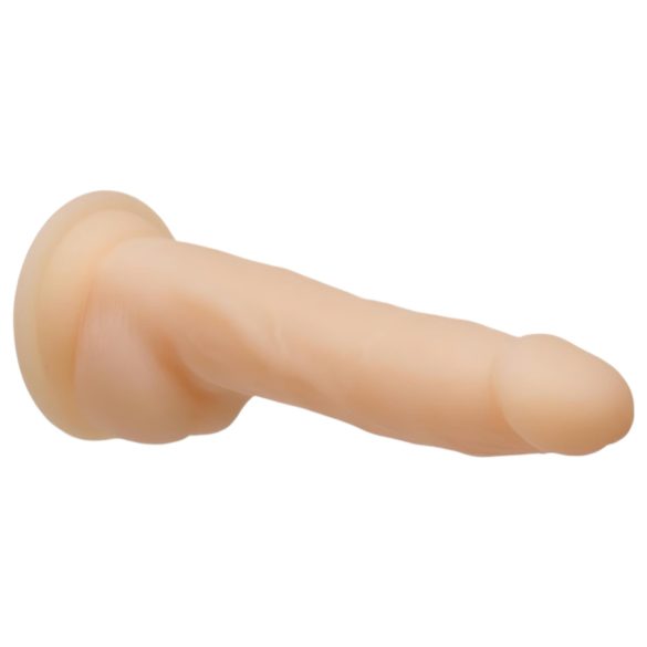 Naked Addiction Rotating 8 - rotirajući vibrator (20cm) - prirodna boja