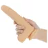 Naked Addiction 7,5 - Teleskop vibratori (19cm) - prirodan
