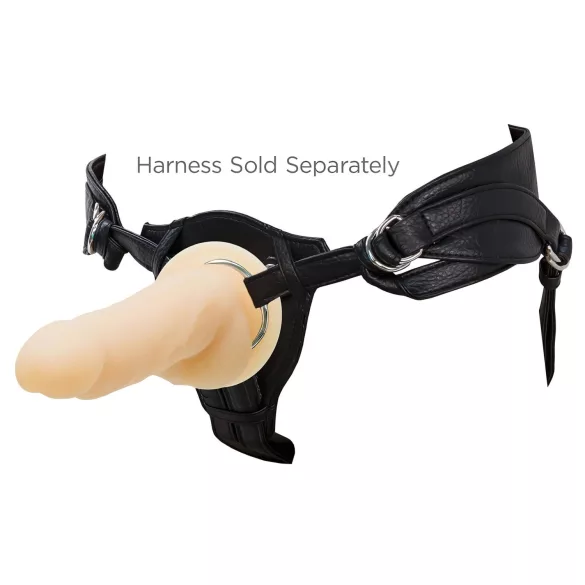 Naked Addiction 7,5 - Teleskop vibratori (19cm) - prirodan