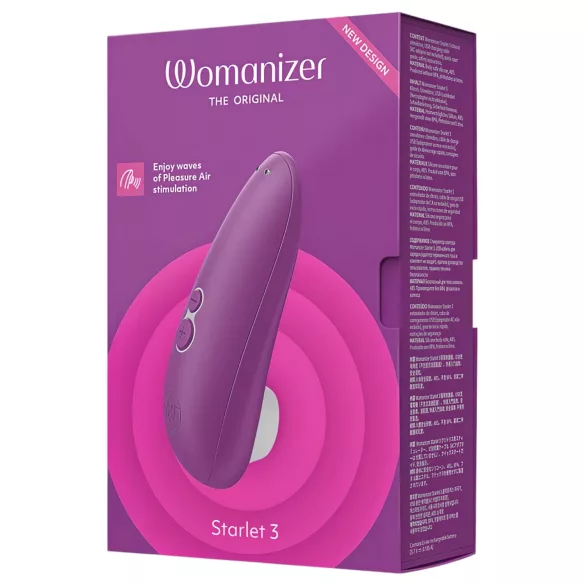 Womanizer Starlet 3 - uređaj za stimulaciju klitorisa na vazdušni talas (ljubičasti)