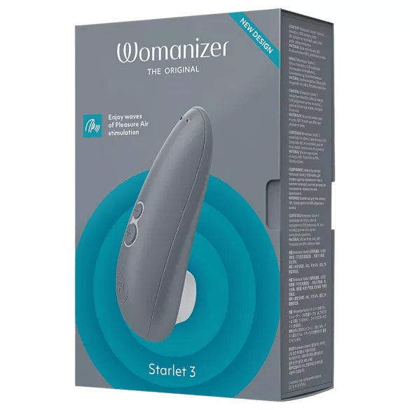 Womanizer Starlet 3 - stimulator klitorisa sa vazdušnim talasima (sivo)