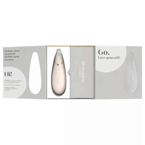 Womanizer Premium 2 - vazdušni stimulator klitorisa (beli)