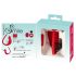 SMILE Slim Gaćice - punjivi, bežični klitoralni vibrator (crvena)