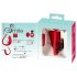 SMILE Slim Gaćice - punjivi, bežični klitoralni vibrator (crvena)