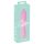 Cuties mini 3 - akumulatorski, vodootporni, rebrasti vibrator (roze)