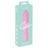 Cuties mini 3 - akumulatorski, vodootporni, rebrasti vibrator (roze)