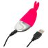 Happyrabbit gaćice - punjivi klitorisni vibrator (crveni)