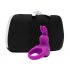 Happyrabbit Cock Kit - vibrirajući prsten za penis sa futrolom (ljubičasta)