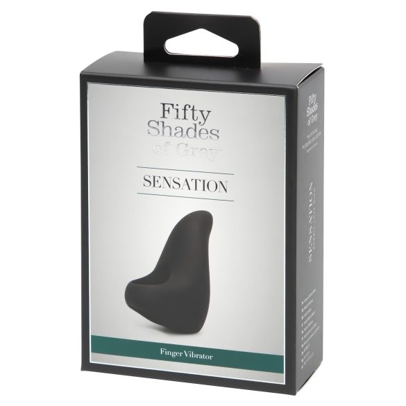 Siva nijansa strasti - crni prstni vibrator
