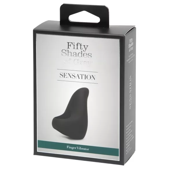 Siva nijansa strasti - crni prstni vibrator