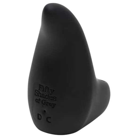 Siva nijansa strasti - crni prstni vibrator