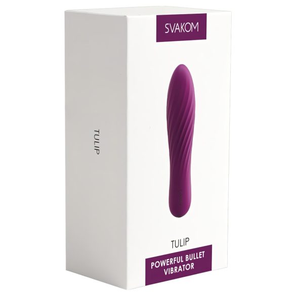 Svakom Tulip - Puni, mini vibrátor na baterije (ljubičasti)