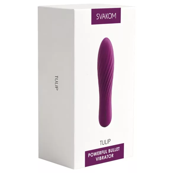 Svakom Tulip - Puni, mini vibrátor na baterije (ljubičasti)