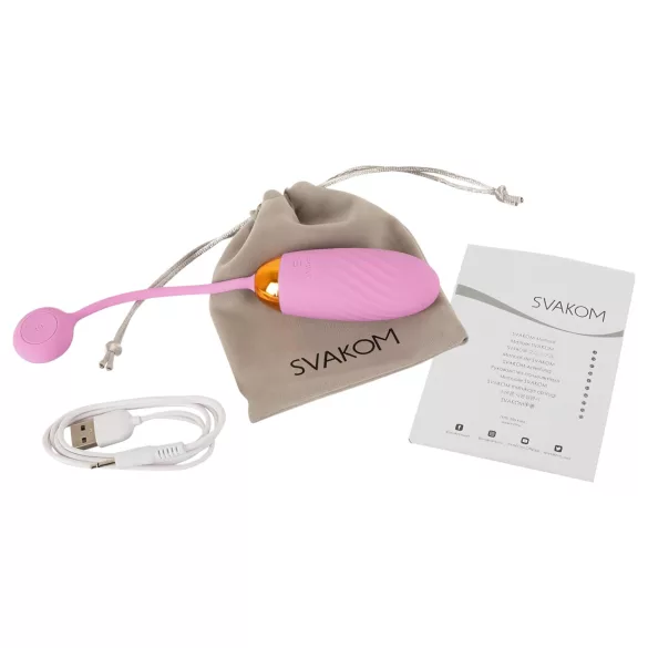 Svakom Ella Neo - pametno vibraciono jaje (roze)