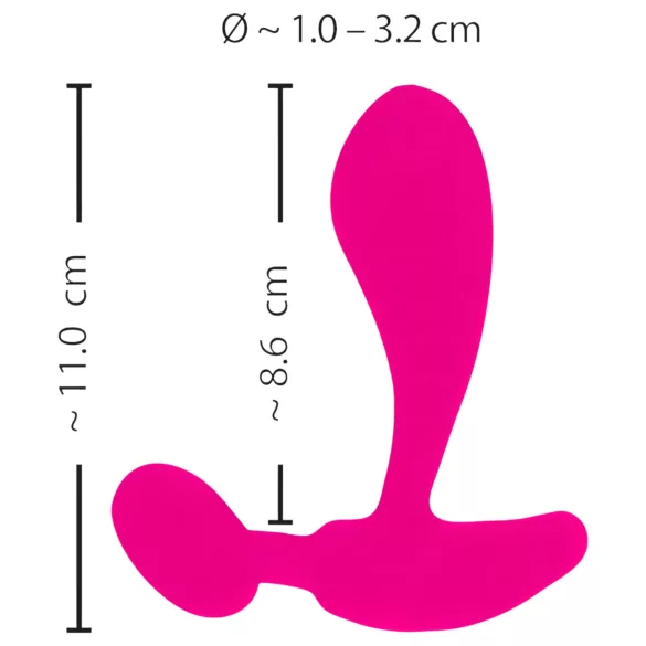 SMILE RC - bežični G-tačka vibrator sa baterijom (pink)