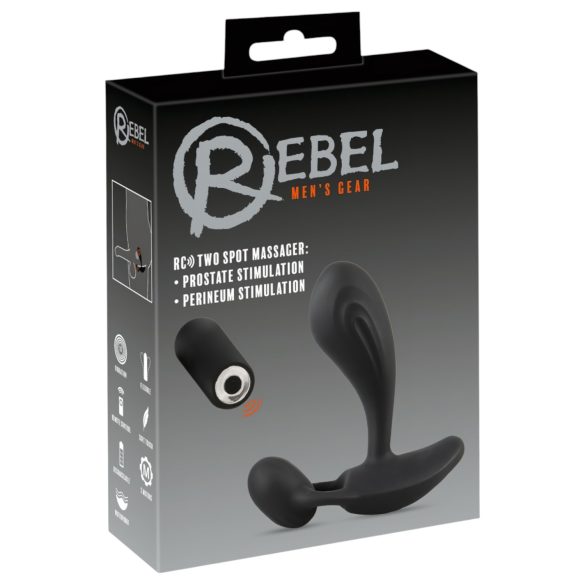 Rebel RC - 2u1 prostata vibrator (crna)