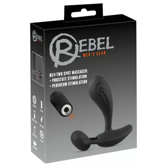 Rebel RC - 2u1 prostata vibrator (crna)