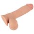 Nature Skin - dildo od kože - 20cm (prirodni izgled)