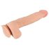 Nature Skin - dildo sa kožom - 25cm (natur)