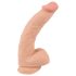 Nature Skin - dildo sa kožom - 25cm (natur)