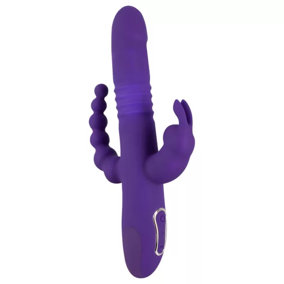 SMILE Triple - bežični vibrator sa tri kraka i rotacijom (ljubičasti)