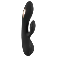  XOUXOU - bežični elektro vibrator sa klitoralnim nastavkom (crni)