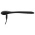 Vibrirajući uretralni dildo akumulator, 1.1cm - crni