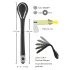Vibracioni akumulatorski penis dilator (1cm) - crni