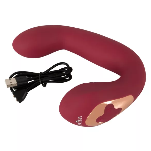 Javida Thumping - pulsirajući G-tačka i klitoris vibrator (crveni)