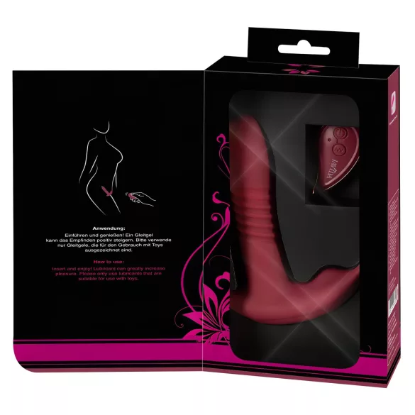 Javida RC - bežični vibrator sa 3 funkcije za klitoris (crveni)