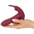 Javida RC - bežični vibrator sa 3 funkcije za klitoris (crveni)