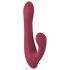 Javida - rotacioni vibrator sa radiom i klitoralnom rukom (crveni)