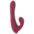 Javida - rotacioni vibrator sa radiom i klitoralnom rukom (crveni)