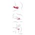 You2Toys Bežični Strapless Vibrator na Privezivanje (crveni)
