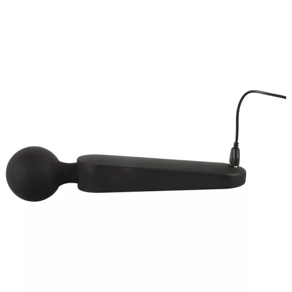 Par za užitak - crni grejni vibrator sa masažom, punjiv baterijom