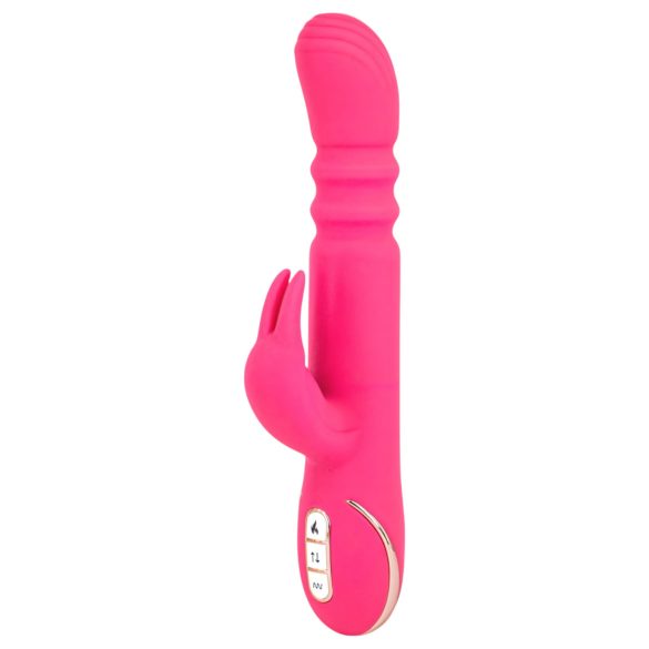 Vibe Couture Rabbit Ablaze - vibrirajući stimulator sa pokretnim klitoralnim delom (roze)