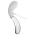 Liaison Curve - akumulatorski LED vibrator (prozirno-bela)