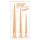 You2Toys - ekstra dugi set plug dildoa (3 dela) - prirodno