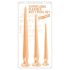 You2Toys - ekstra dugi set plug dildoa (3 dela) - prirodno