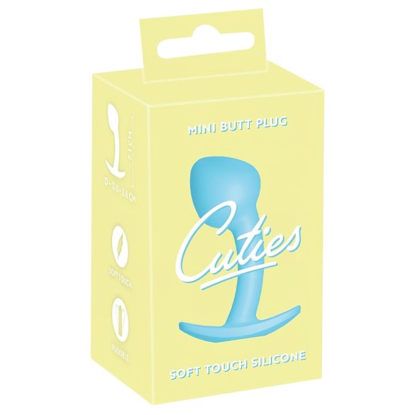 Cuties Mini analni čep - silikon, plavi (2,6cm)