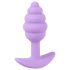 Cuties Mini analni čep - silikon - ljubičasti (2,8 cm)