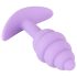 Cuties Mini analni čep - silikon - ljubičasti (2,8 cm)